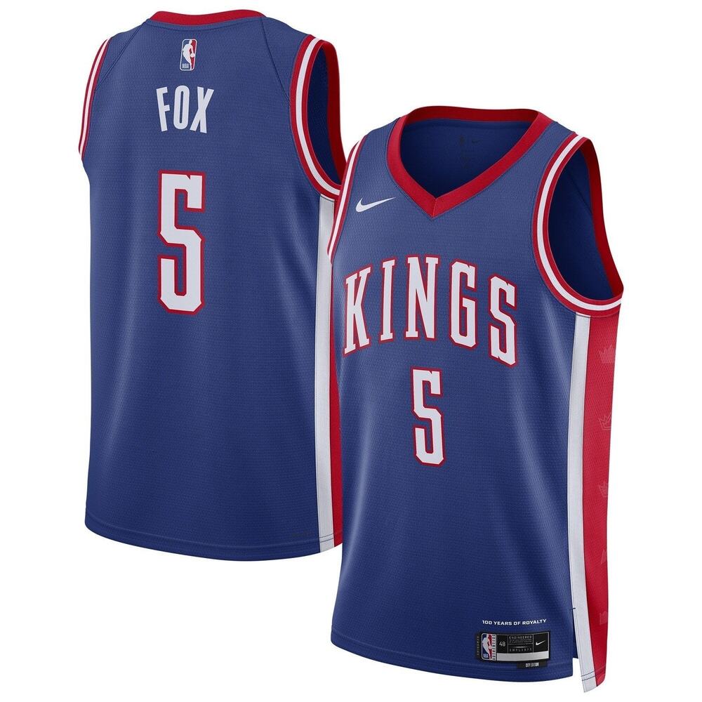 De'Aaron Fox Sacramento Kings Nike Unisex 2024/25 Jersey – City Edition XL NWT